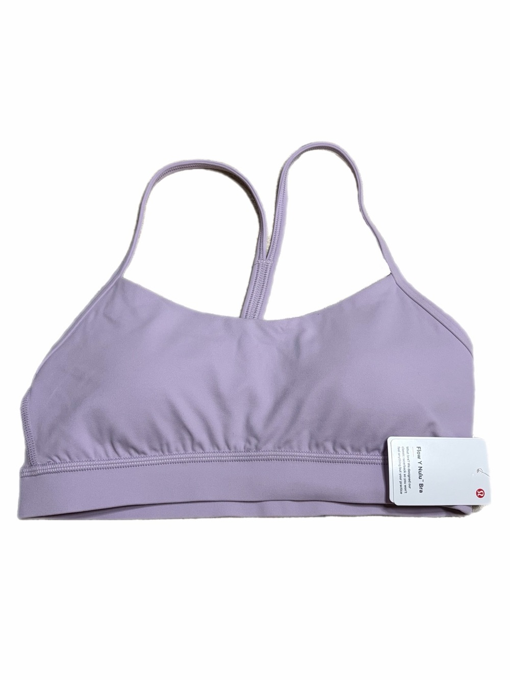 NWT Lululemon Flow Y Bra *Nulu Light Support (Lilac Play) Size 6